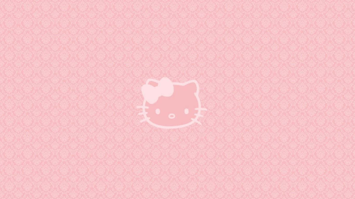 Hello Kitty Grunge Roz Estetic Laptop Fundal