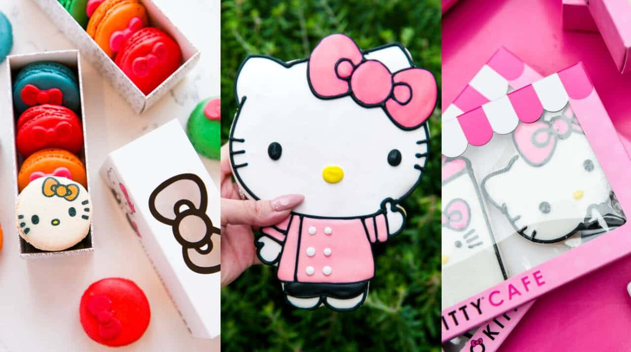 Hello Kitty își arată partea dulce Fundal