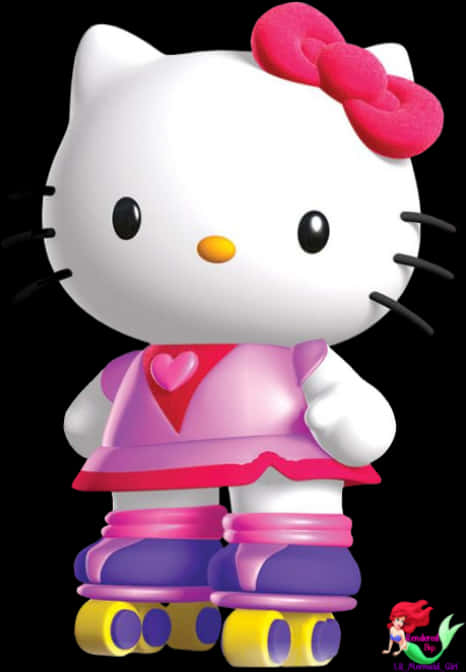 Hello Kitty pe role Fundal