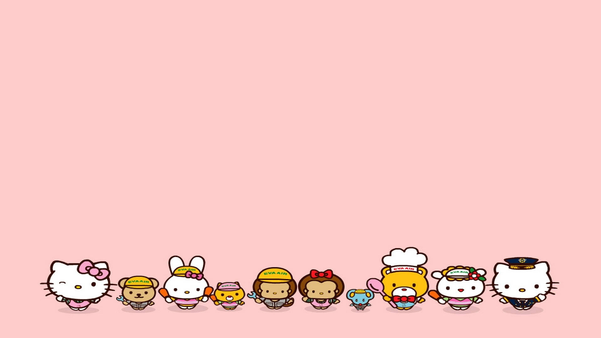 Hello Kitty pisică desen animat Fundal
