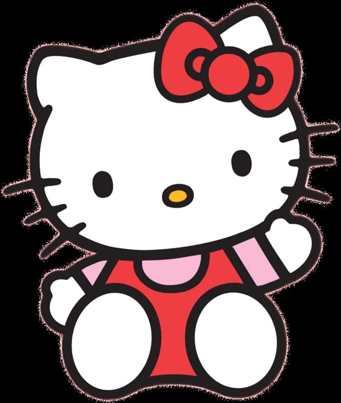 Hello Kitty Poza Clasică Fundal