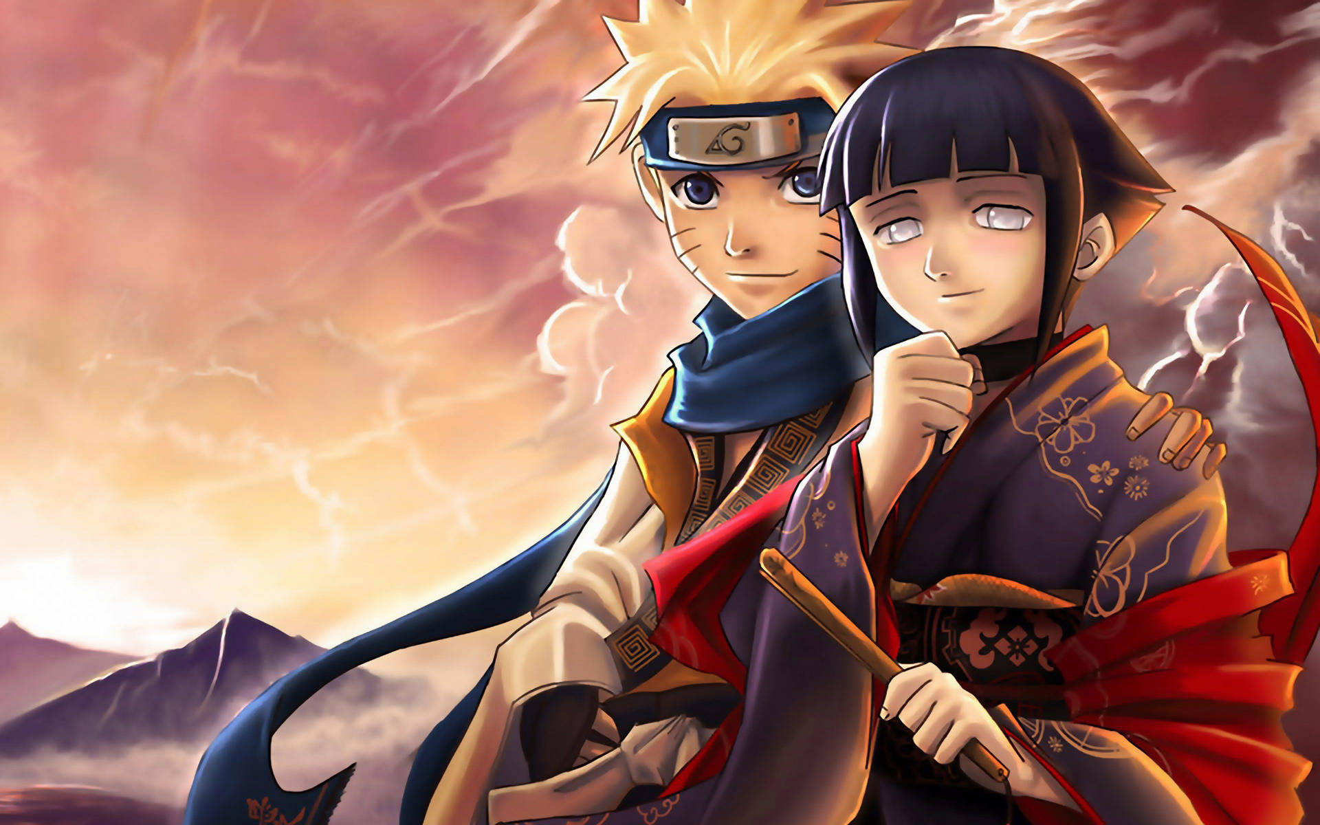 Hinata și Naruto 4K wallpaper — Naruto 4K GIF Fundal