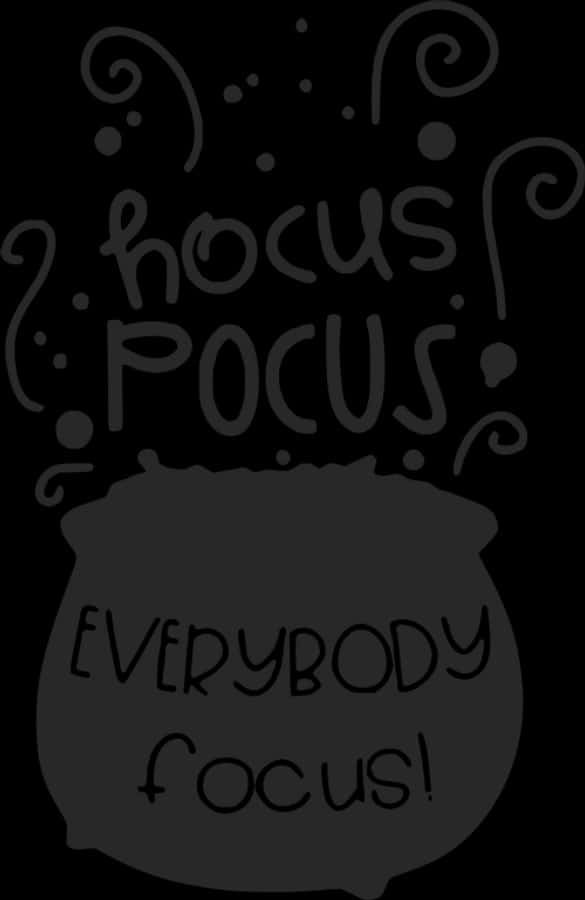 Hocus Pocus Toți Focalizați Grafică Fundal
