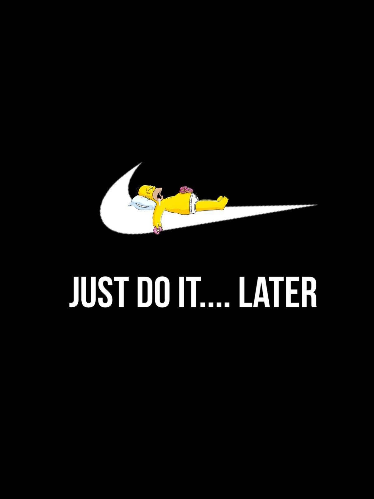 Homer Nike Estetic Amuzant Fundal