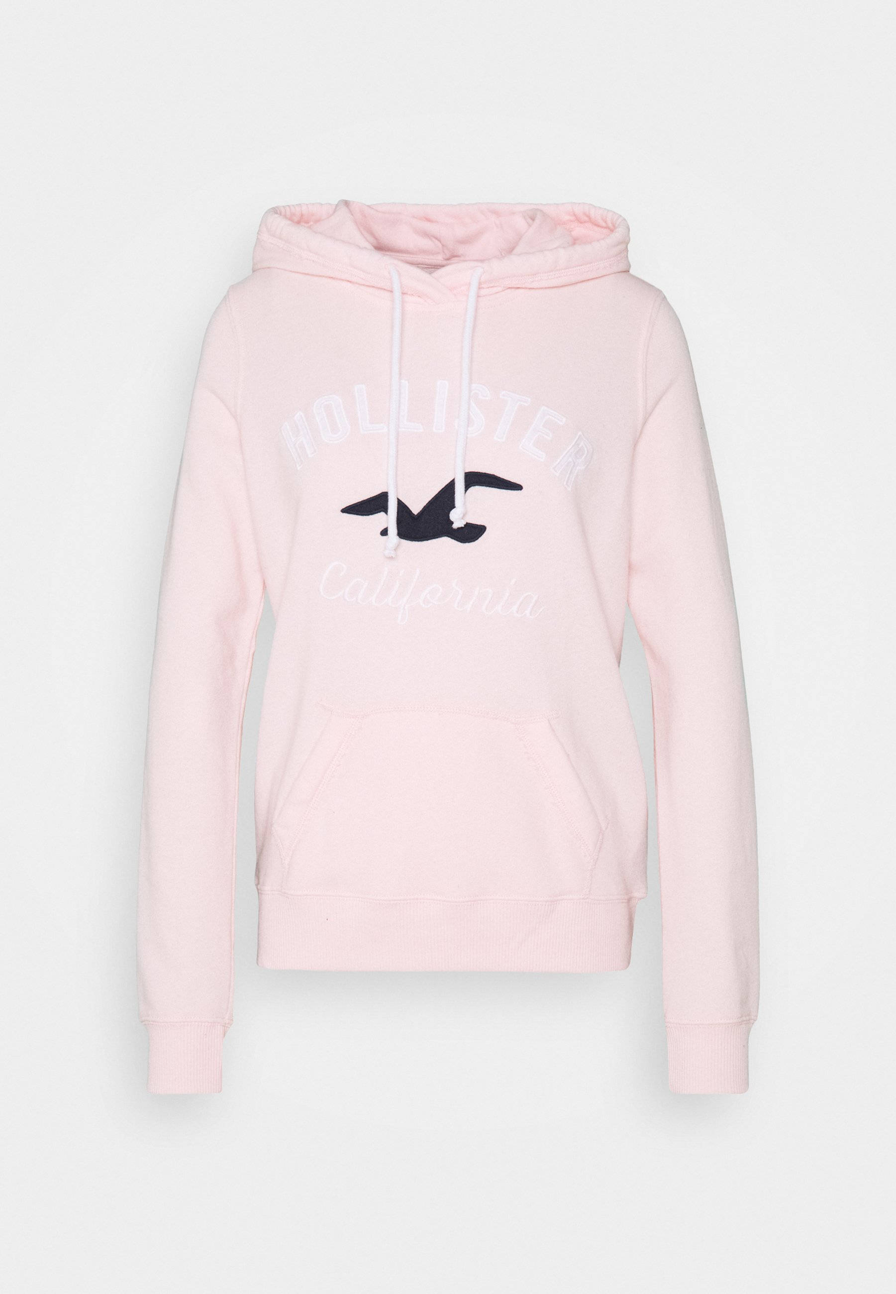 Hoodie Hollister Roz Deschis Fundal