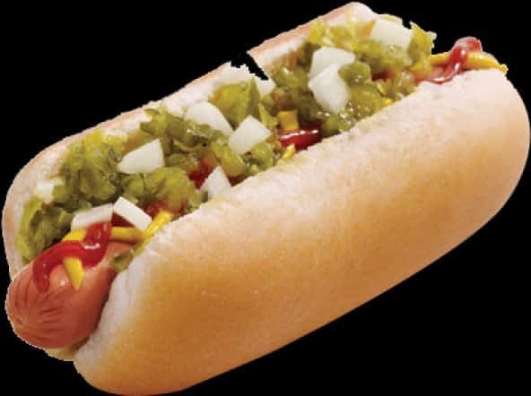 Hot dog clasic garnisit Fundal