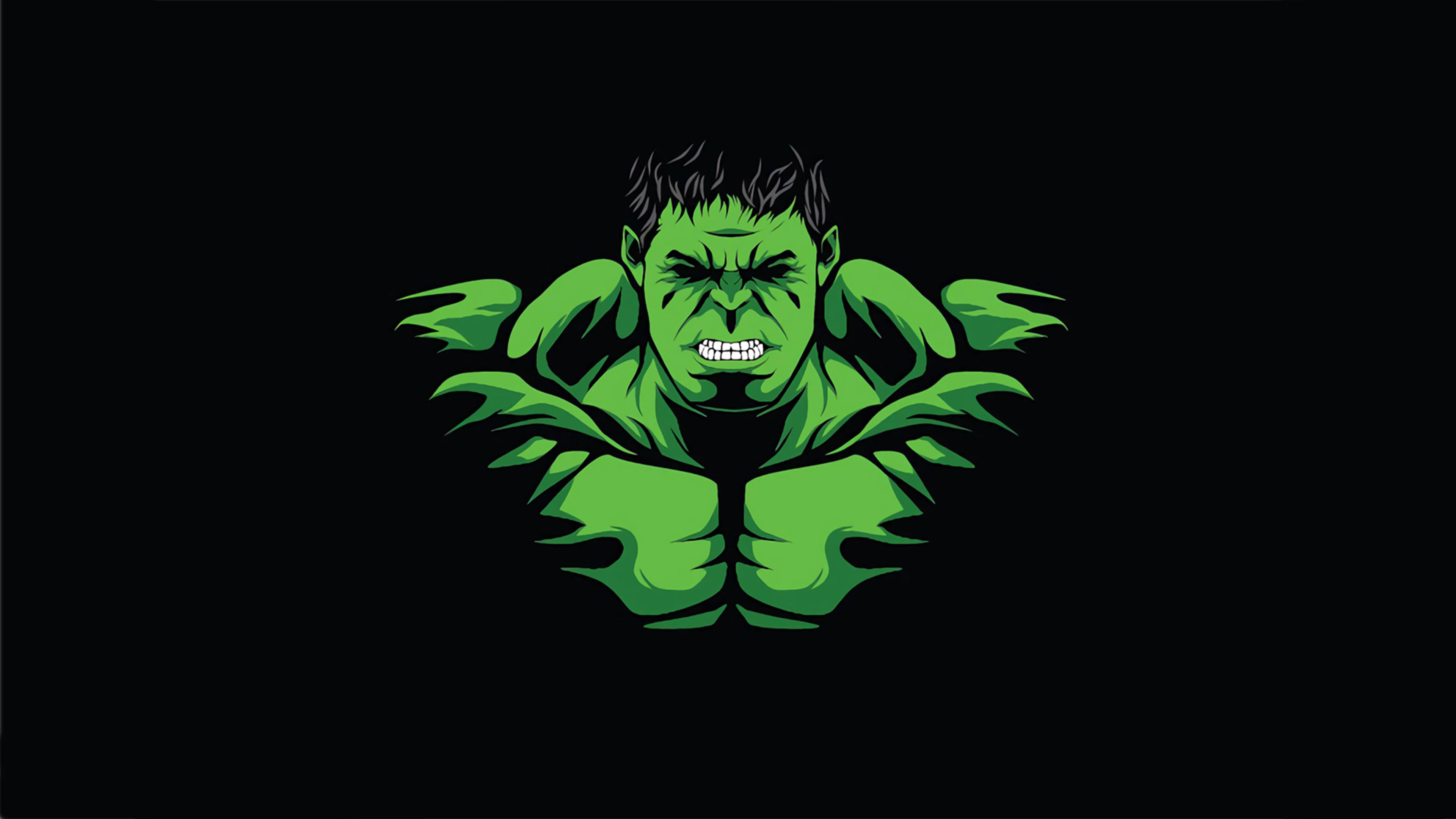 Hulk Minimal 4K Fundal