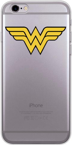 Huson telefon Wonder Woman Logoi Fundal