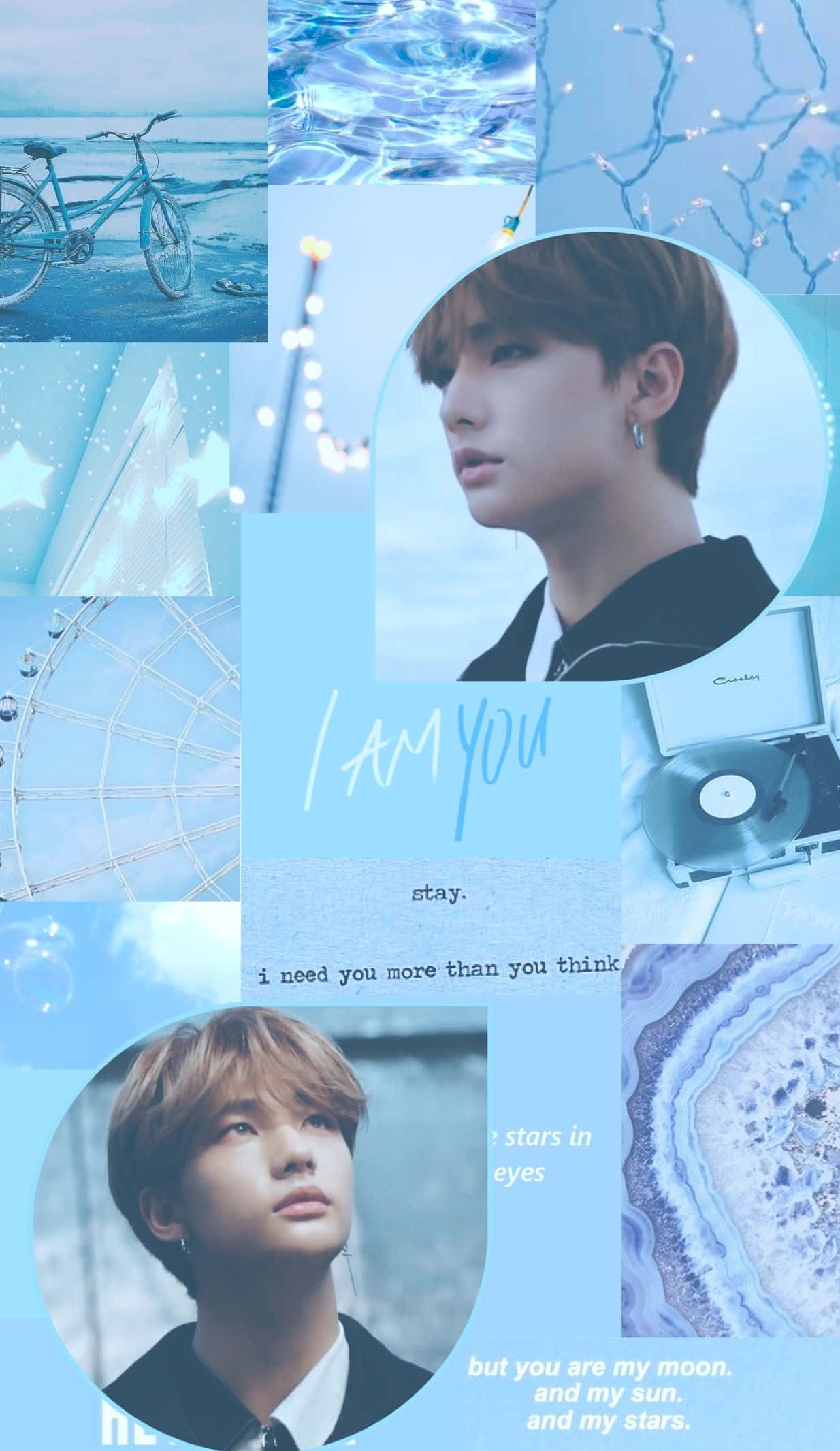 Hyunjin I Am You Colaj Cântăreț Sud-Coreean Fundal