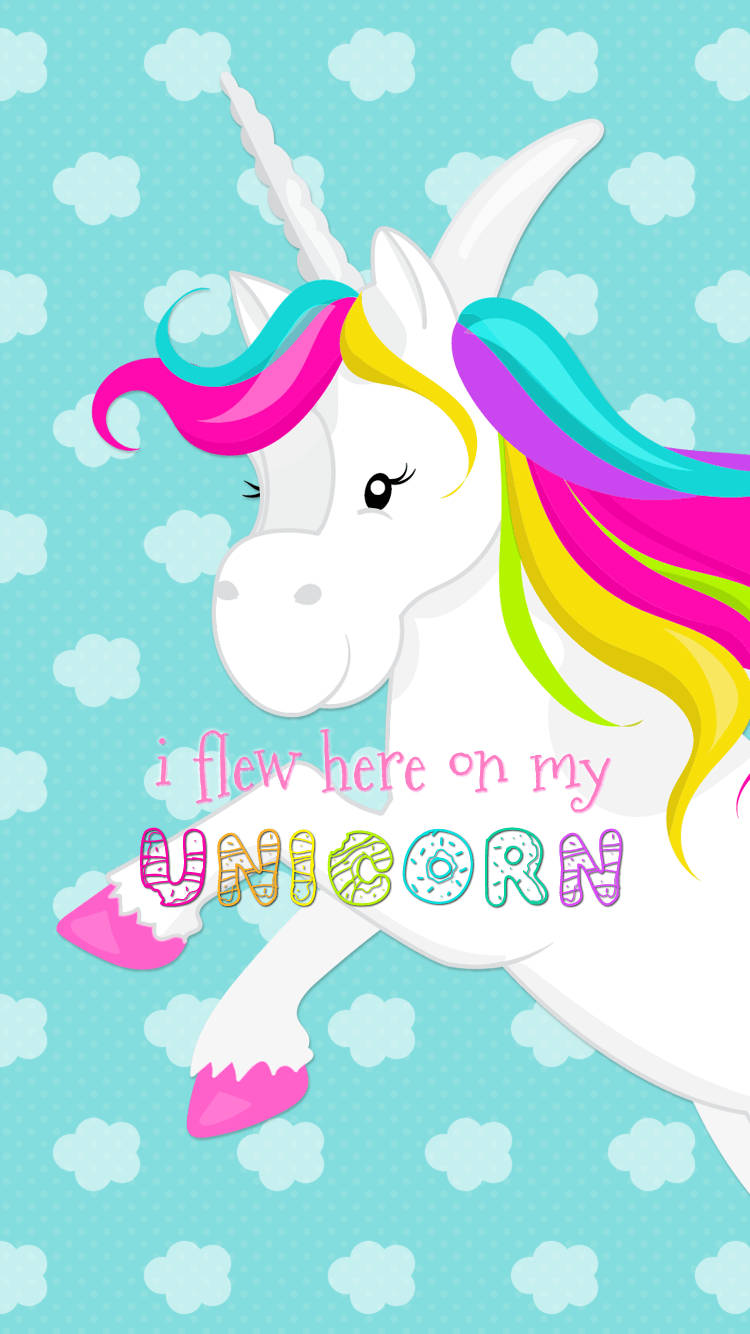 Iată, mărețul unicorn. Fundal