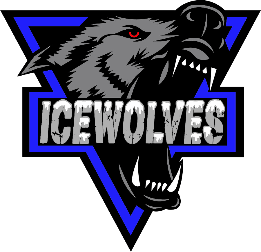 Ice Wolves_ Logo Echipă Fundal