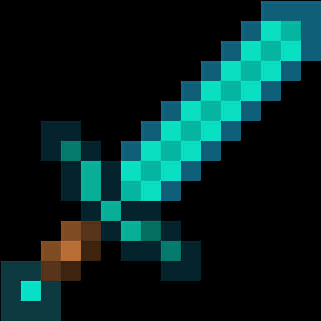 Icoană Sabie de Diamant Minecraft Fundal