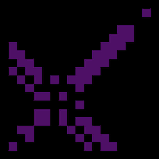 Icon Sabie Pixel Minecraft Fundal