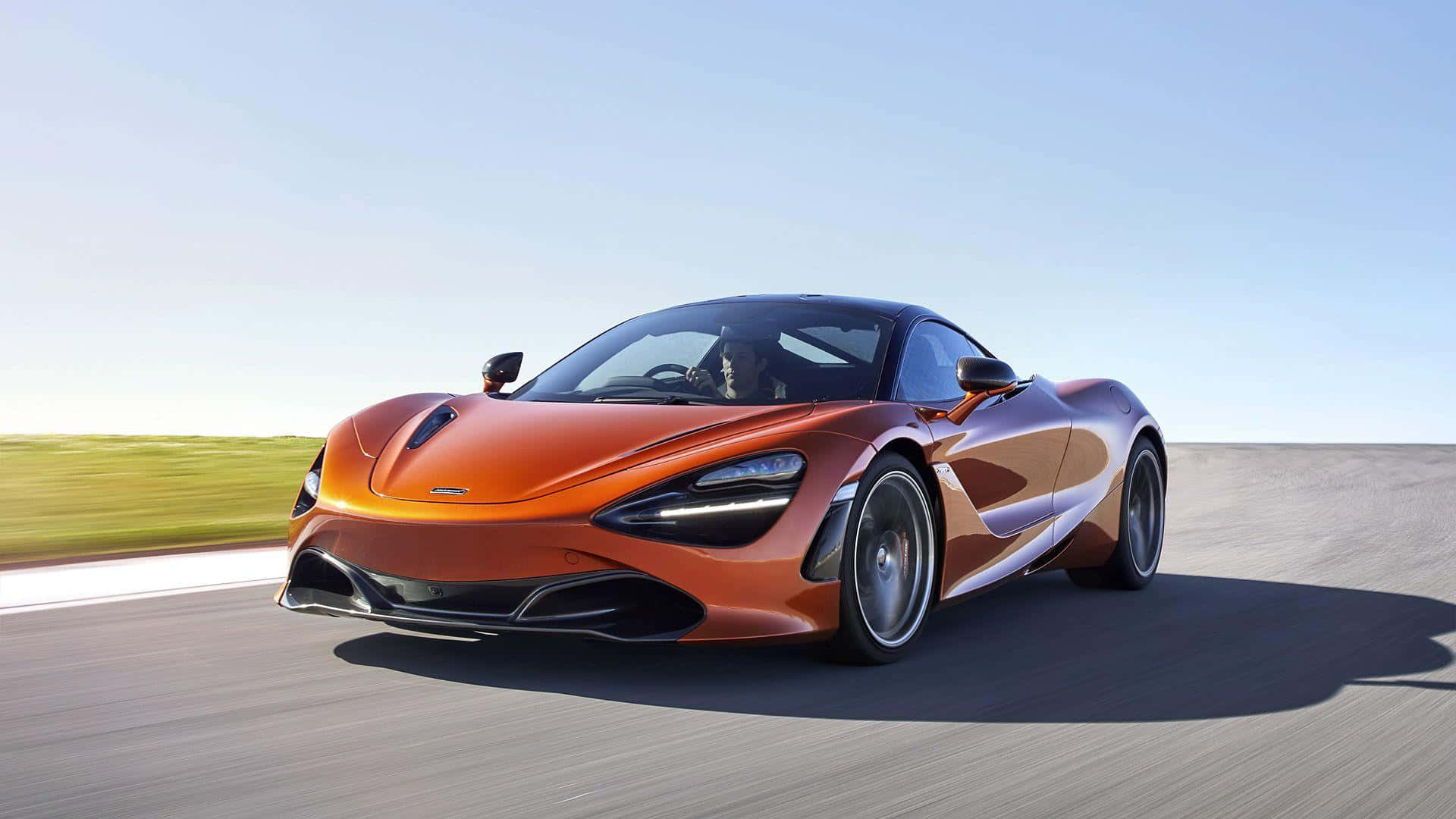 Iconic McLaren 720S pe fundal