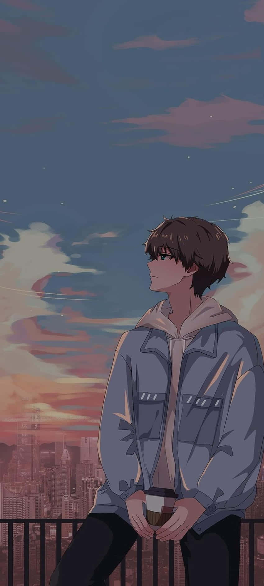 Idei Pfp cu Băieți Anime Drăguți Fundal