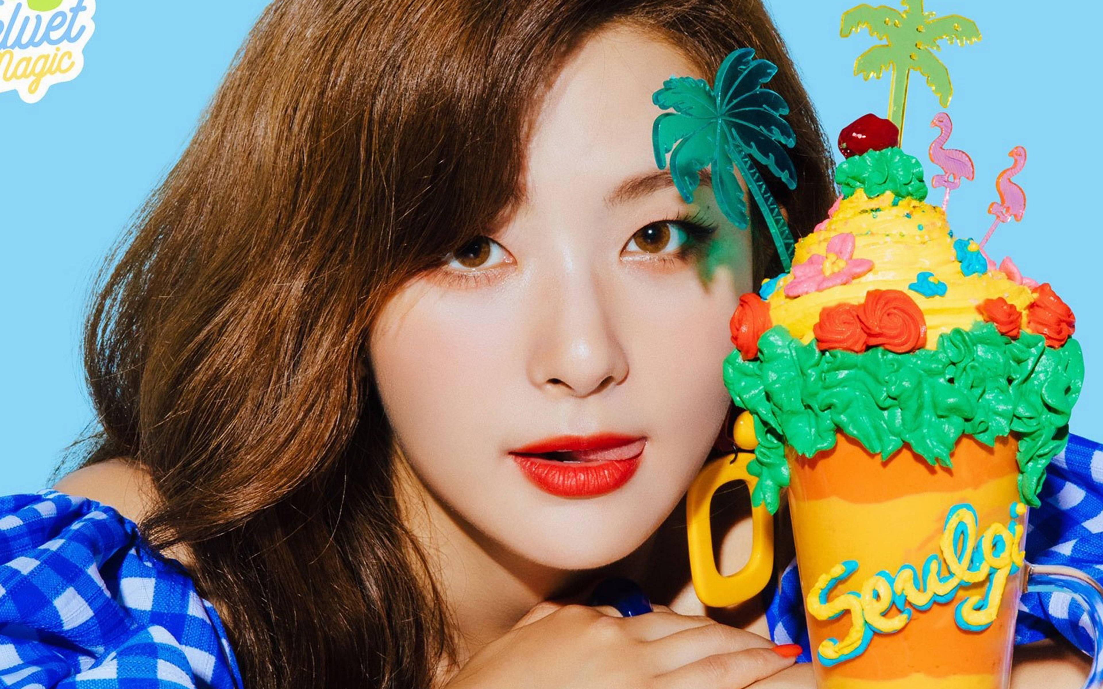 Idolul K-Pop Seulgi Fundal