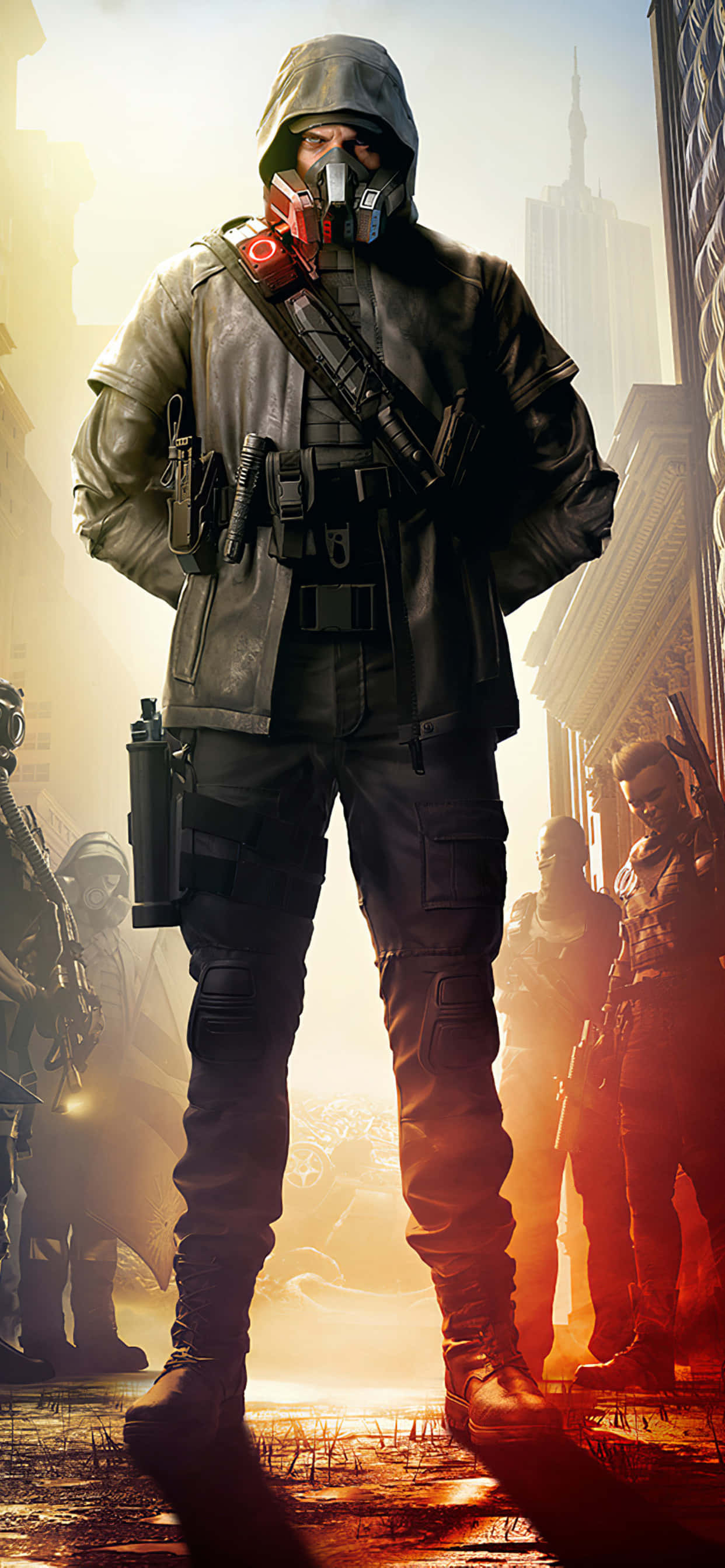 Ieșiți și Jucați: Îmbunătățiți-vă Experiența de Gaming cu The Division pe iPhone XS Max Fundal