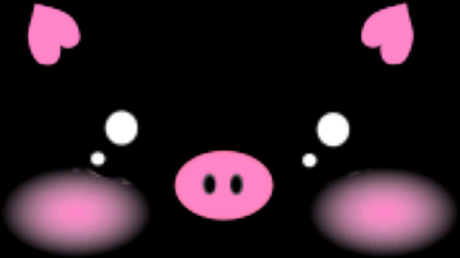Ilustrație abstractă cu față de porc Fundal