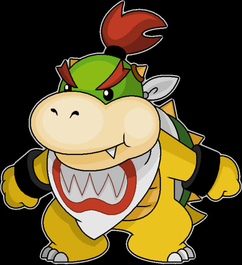 Ilustrație Bowser Jr. Fundal