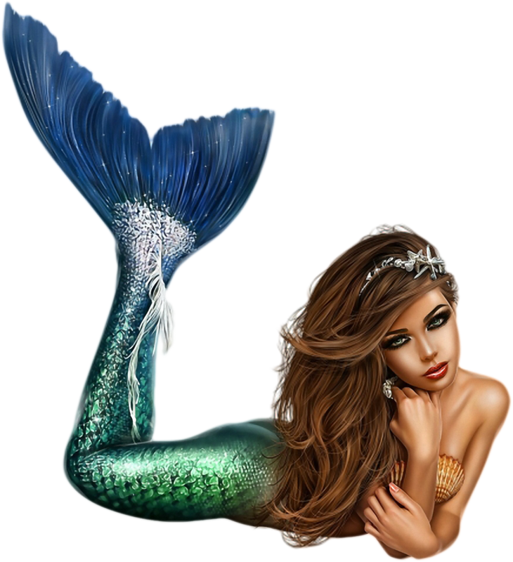 Ilustrație Elegantă de Sirena Fundal