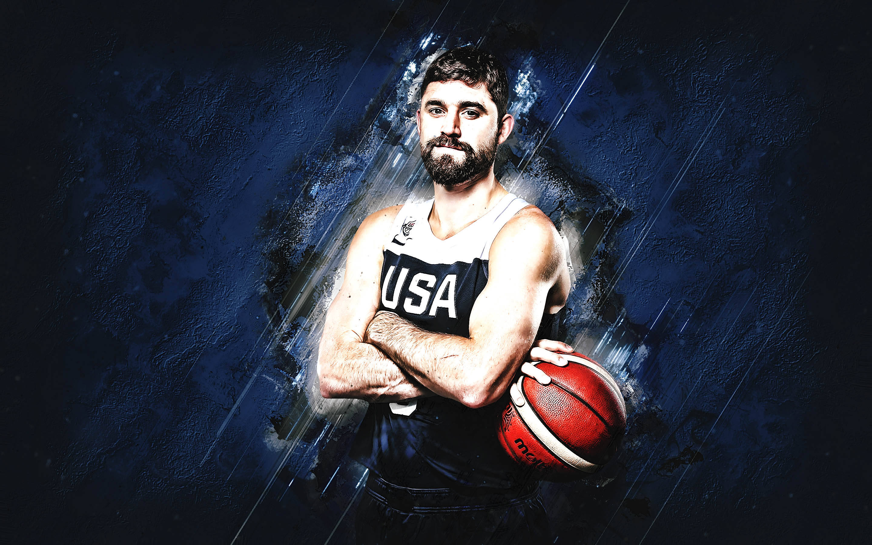 Ilustrație Joe Harris Team USA Fundal