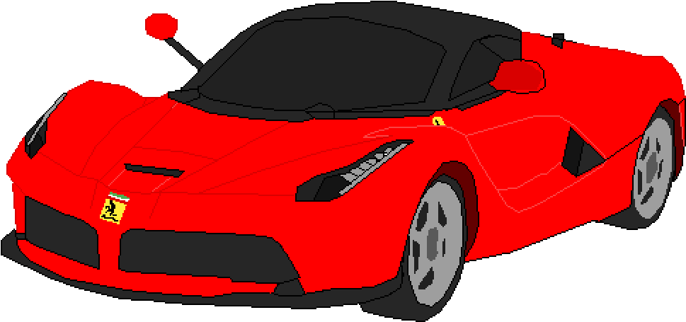 Ilustrație mașină sport Ferrari roșu Fundal