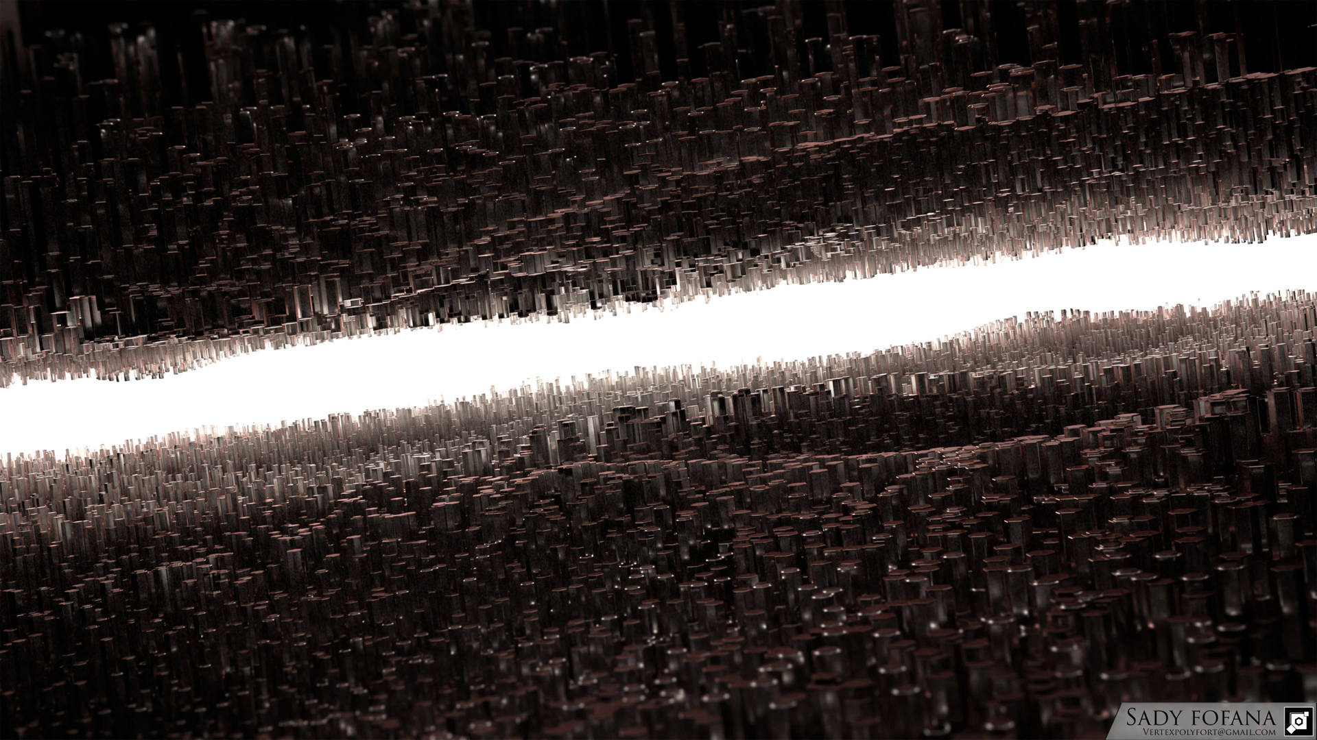 Iluzie de reflexie 3D Fundal