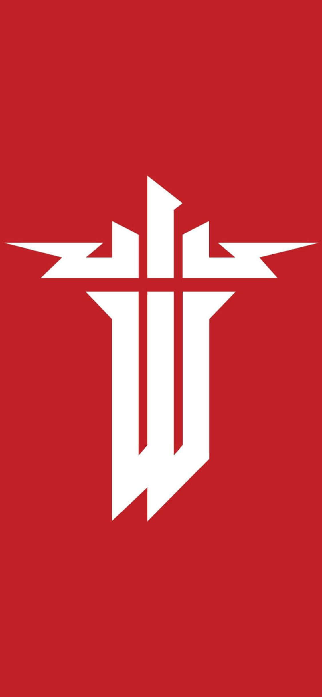 Imagine Afișează-ți aspectul de gamer cu fundalul atrăgător „iPhone Xs Wolfenstein II” Fundal