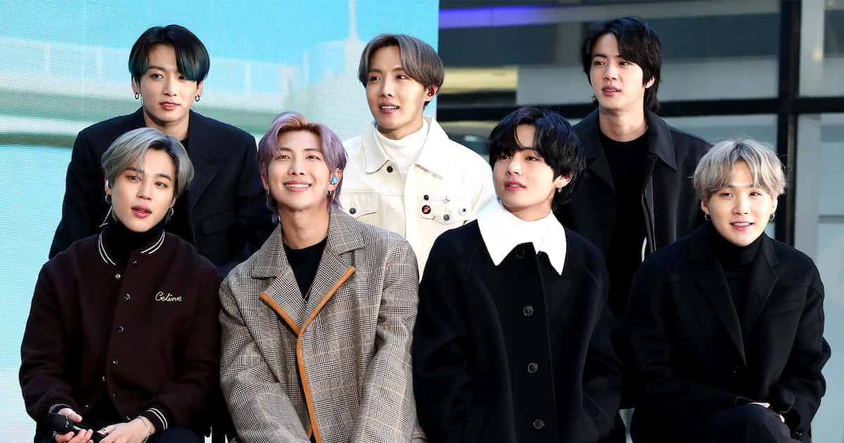 Imagine BTS la emisiunea NBC Today Show Fundal