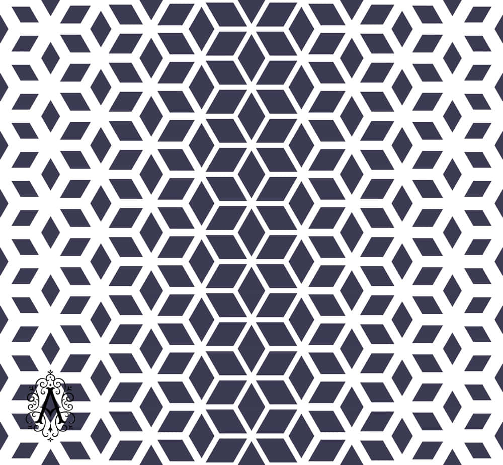 Imagine cu model geometric albastru și alb Fundal