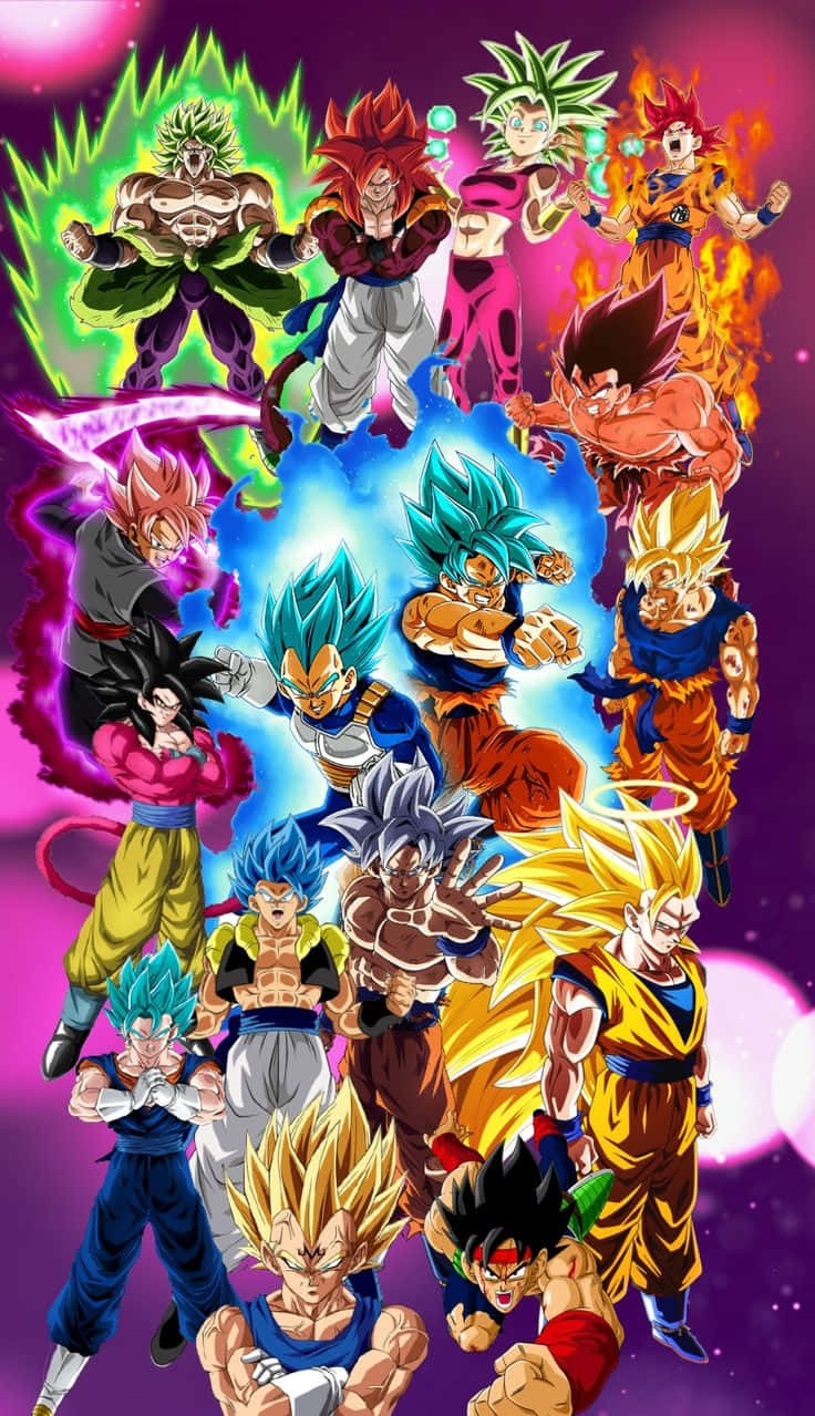 Imagine cu puteri din Dragon Ball Z Fundal