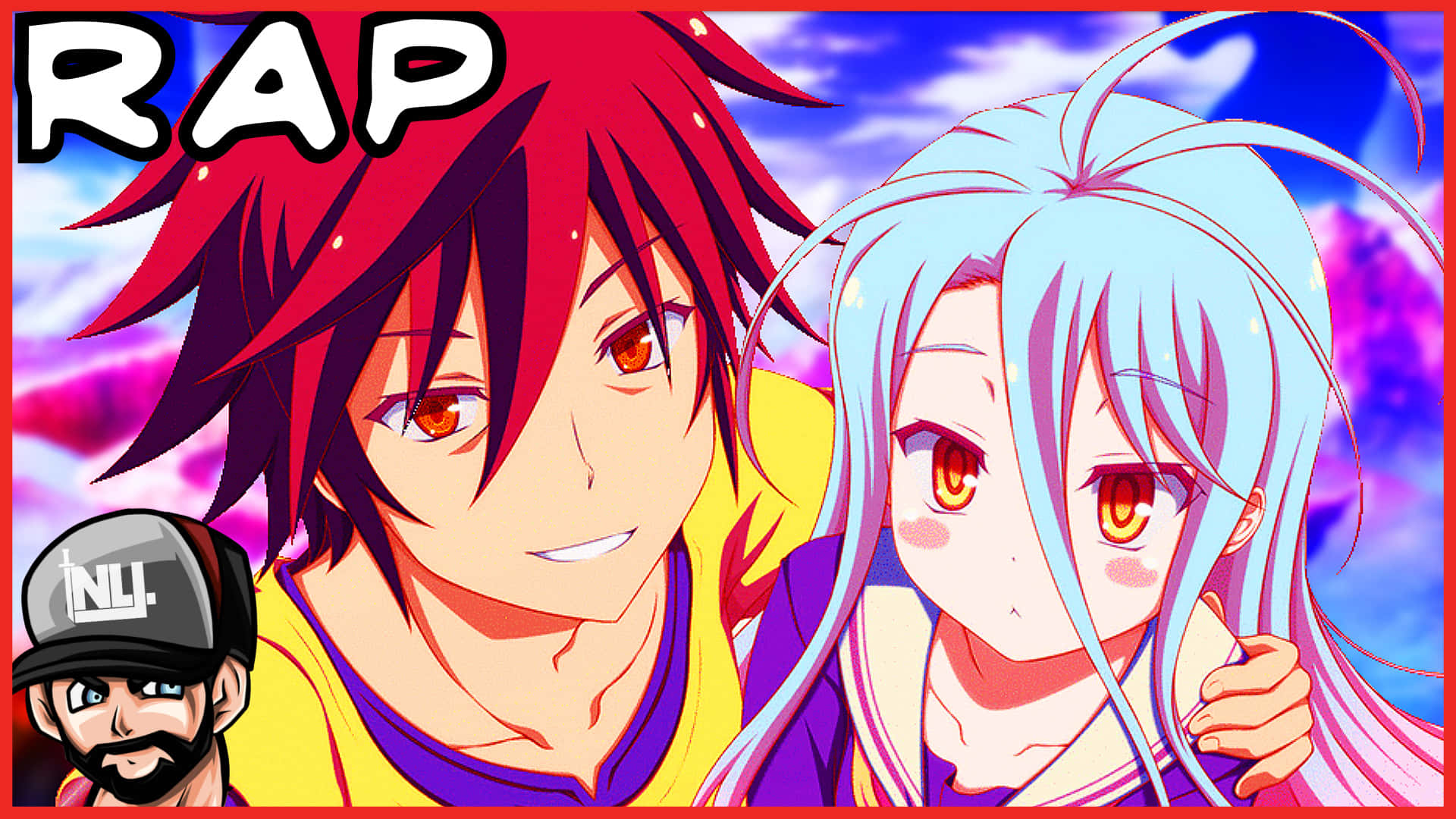 Imagine cu text RAP din No Game No Life Fundal