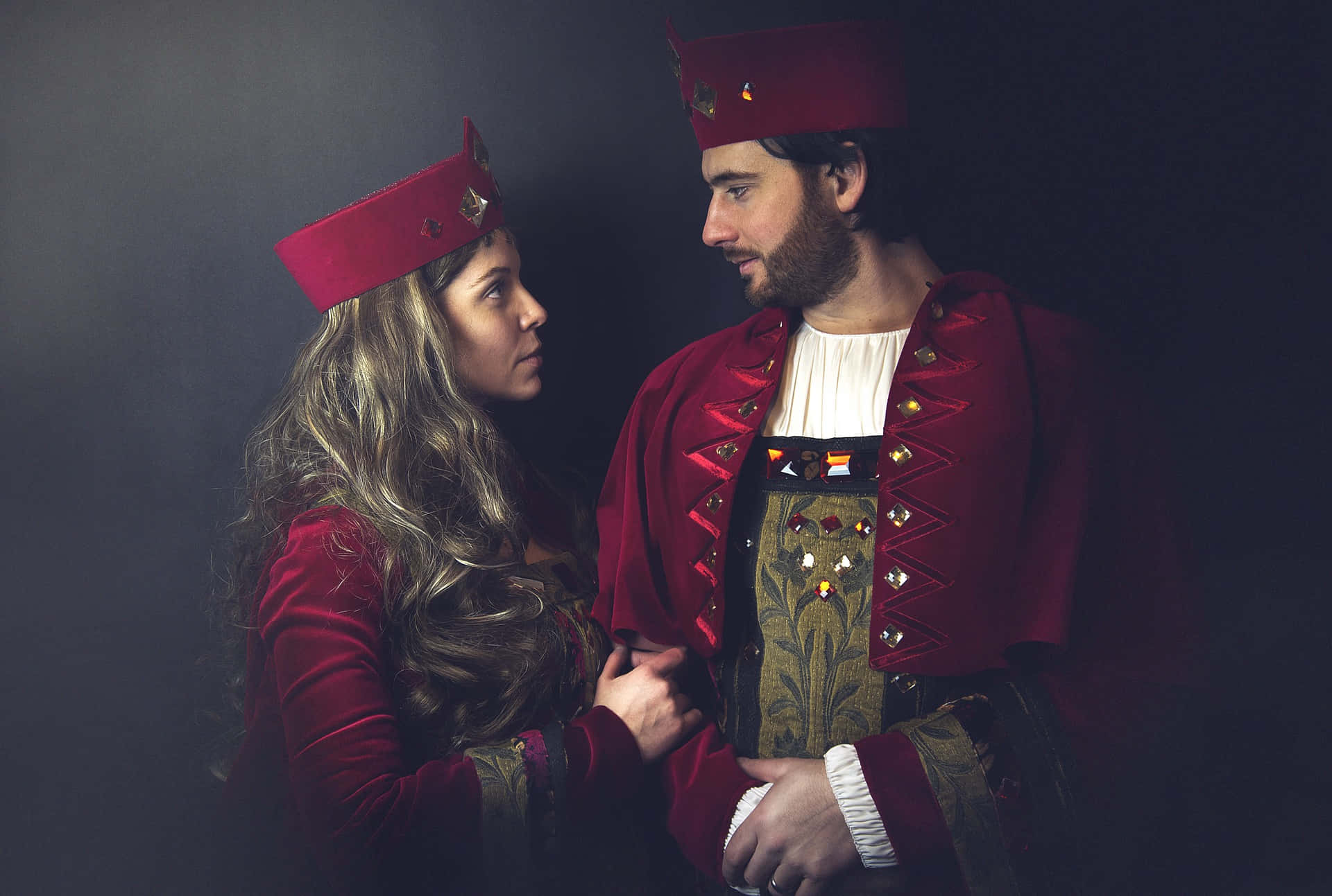 Imagine cu un cuplu regal Fundal