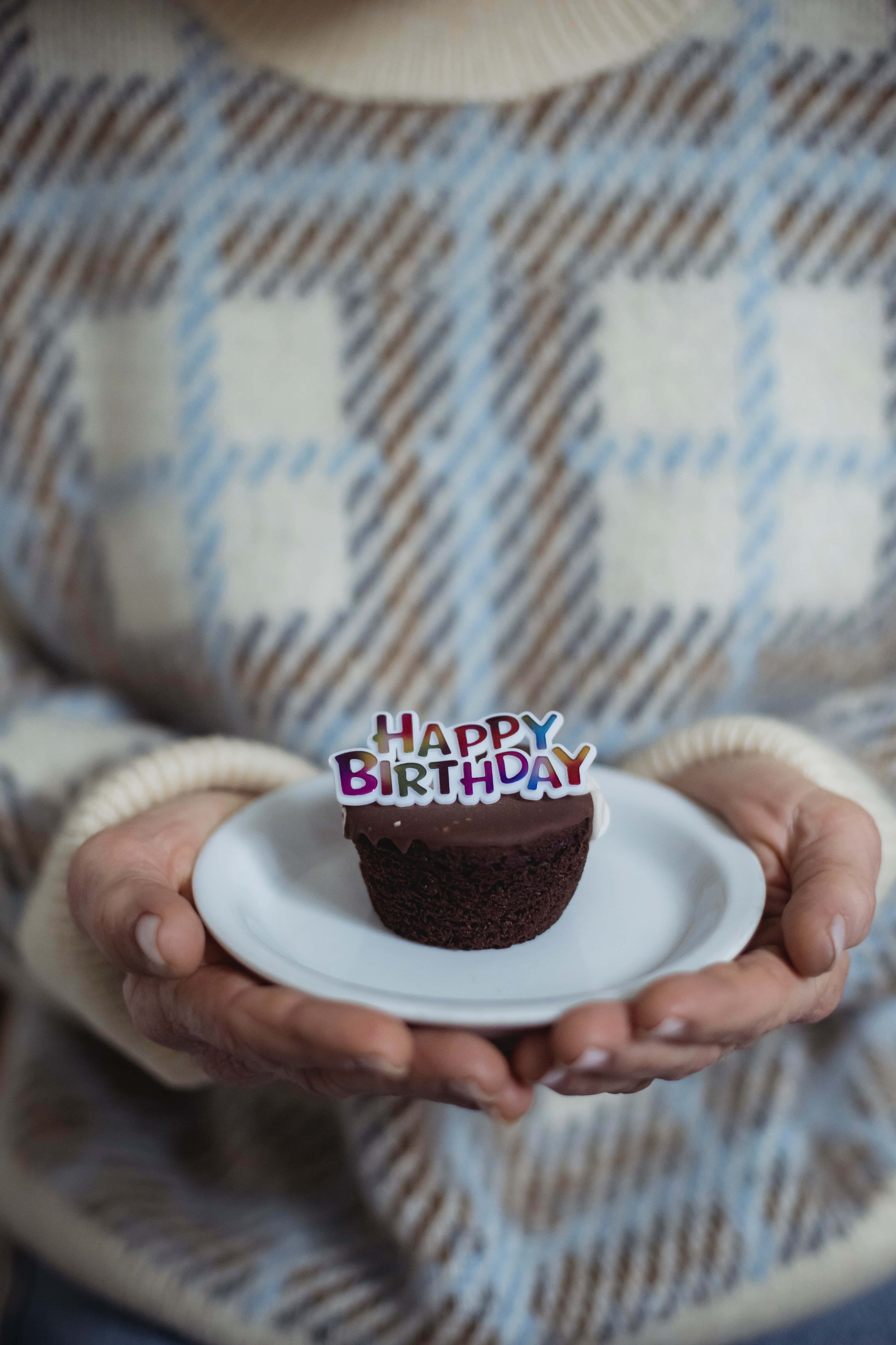 Imagine Cupcake de Aniversare Fericită Fundal