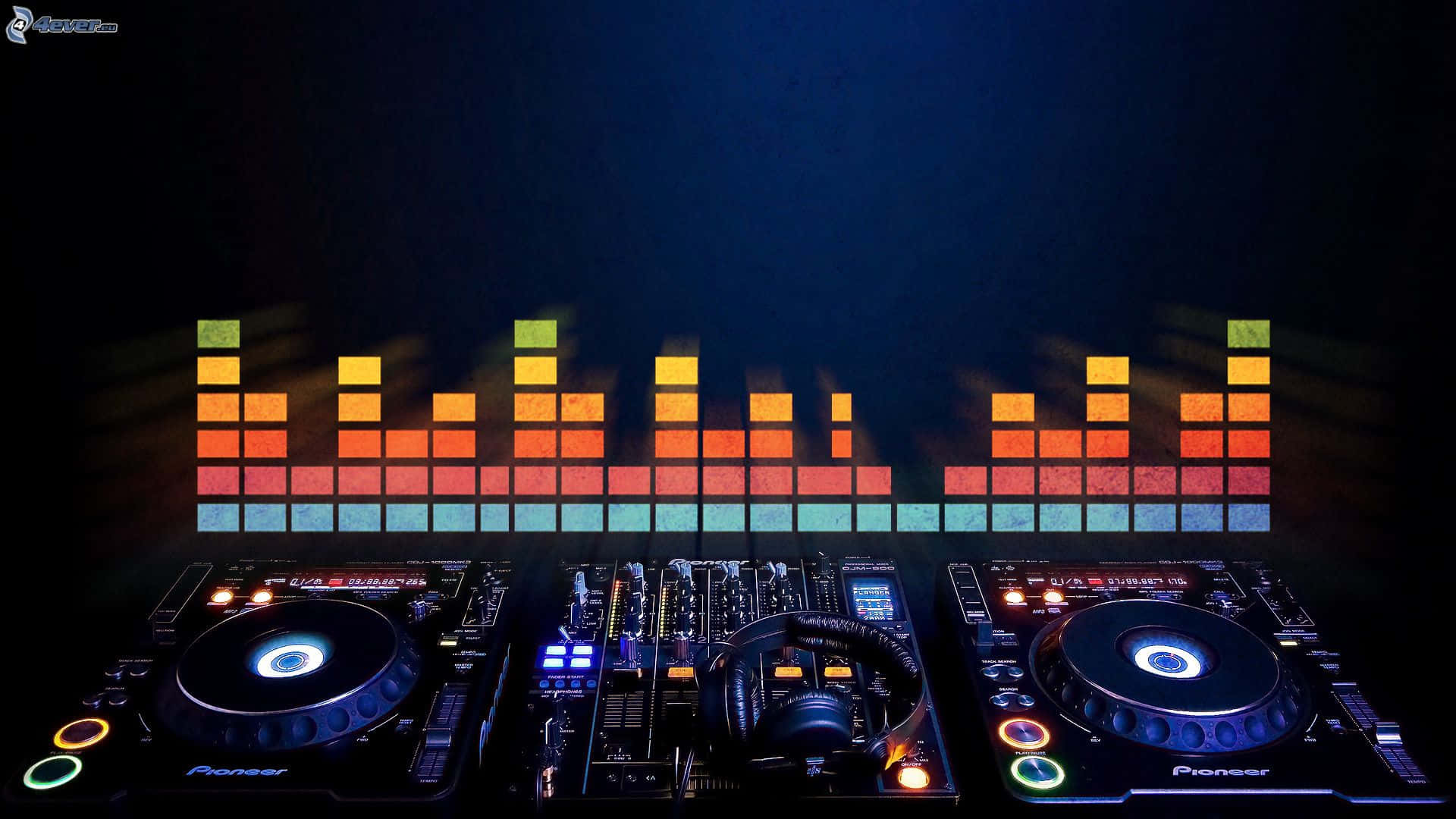 Imagine DJ Set Music Equalizer Fundal