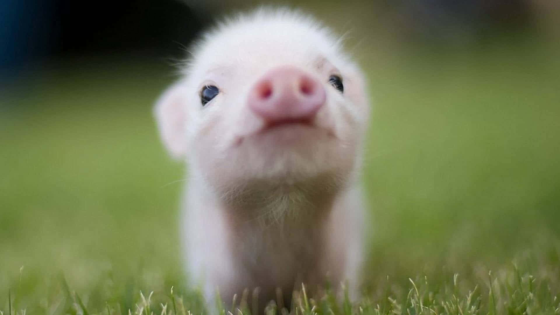 Imagine Drăguță cu Purceluși Pufoși și Adorabili Fundal