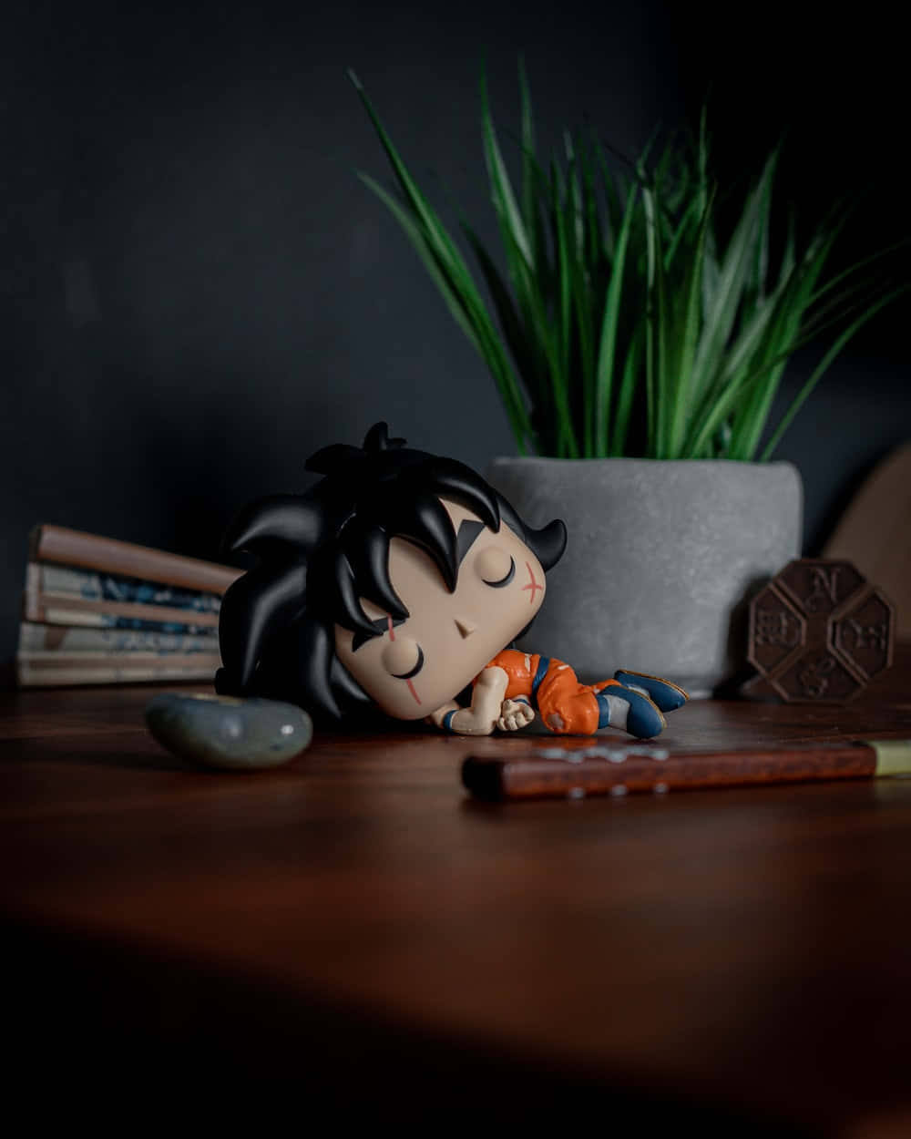 Imagine Funko Pop cu Yamcha din desene animate Fundal