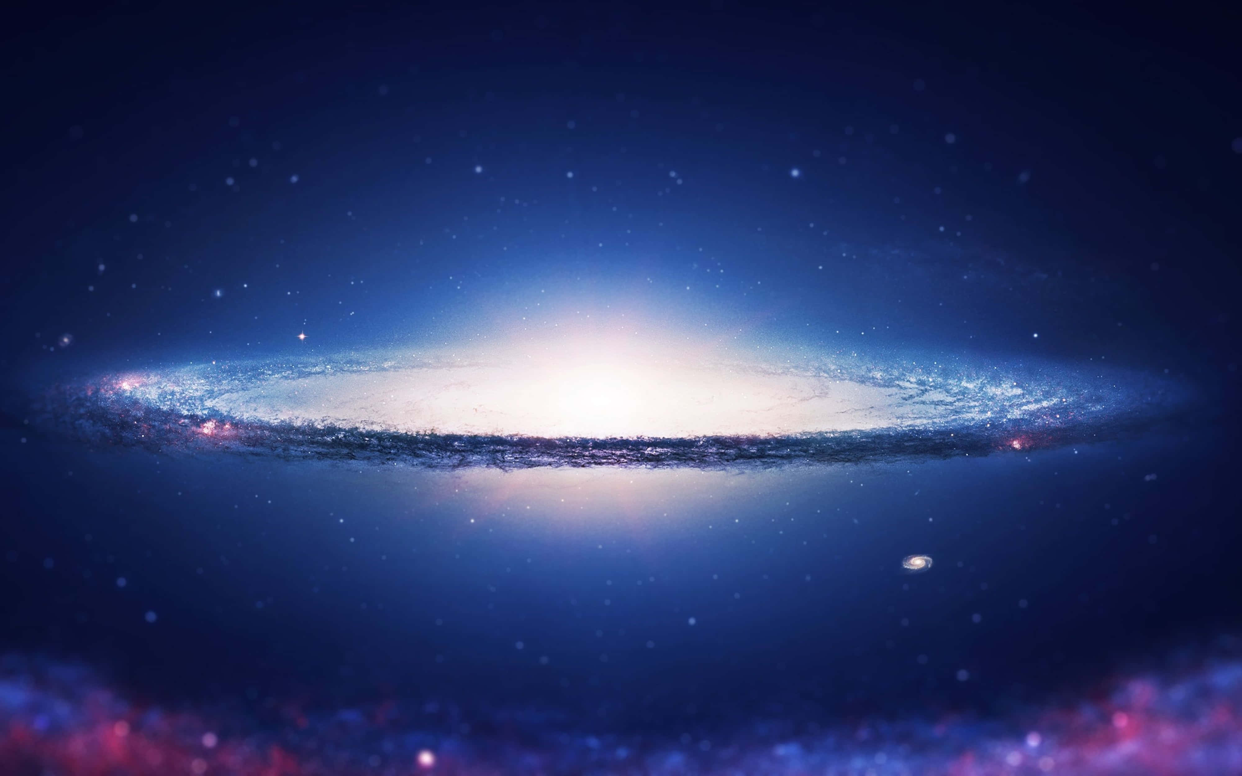 Imagine magnifică 4K a universului – Galaxia Sombrero Fundal