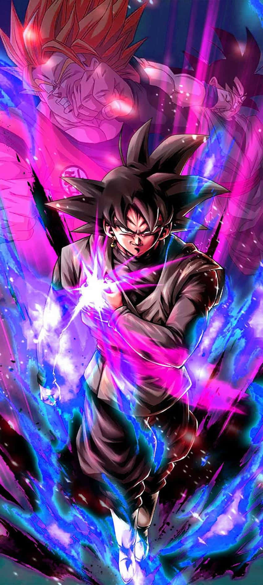 Imagine Dragon Ball Z Roz și Albastră Fundal
