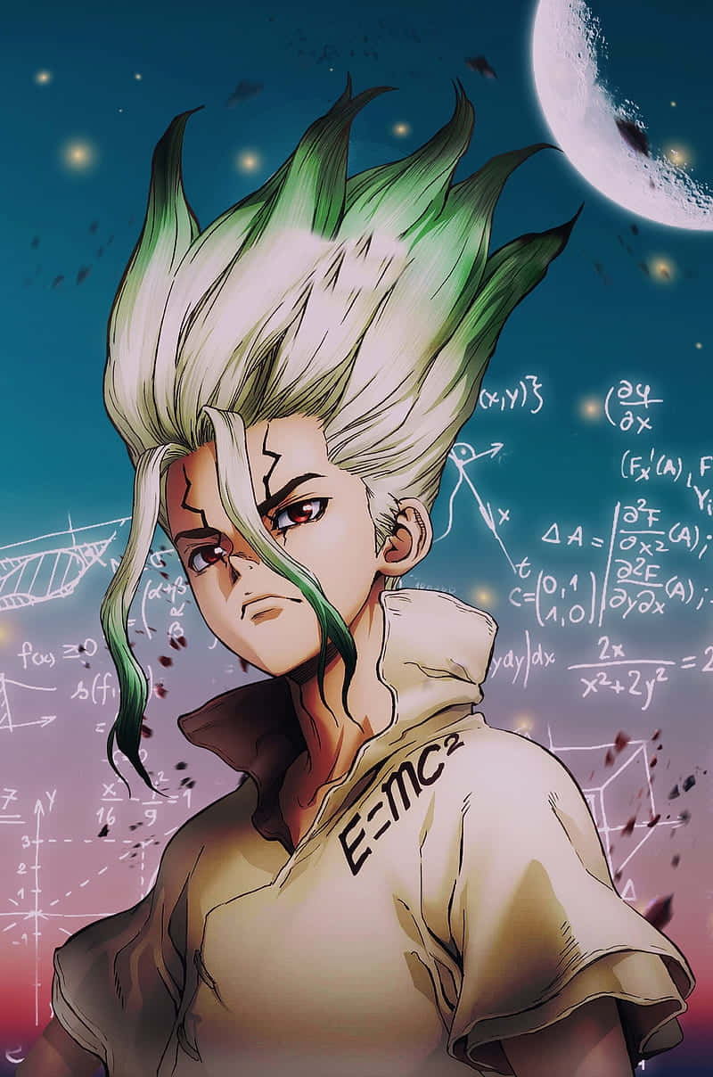 Imagine Senku Geniul din Dr. Stone Fundal