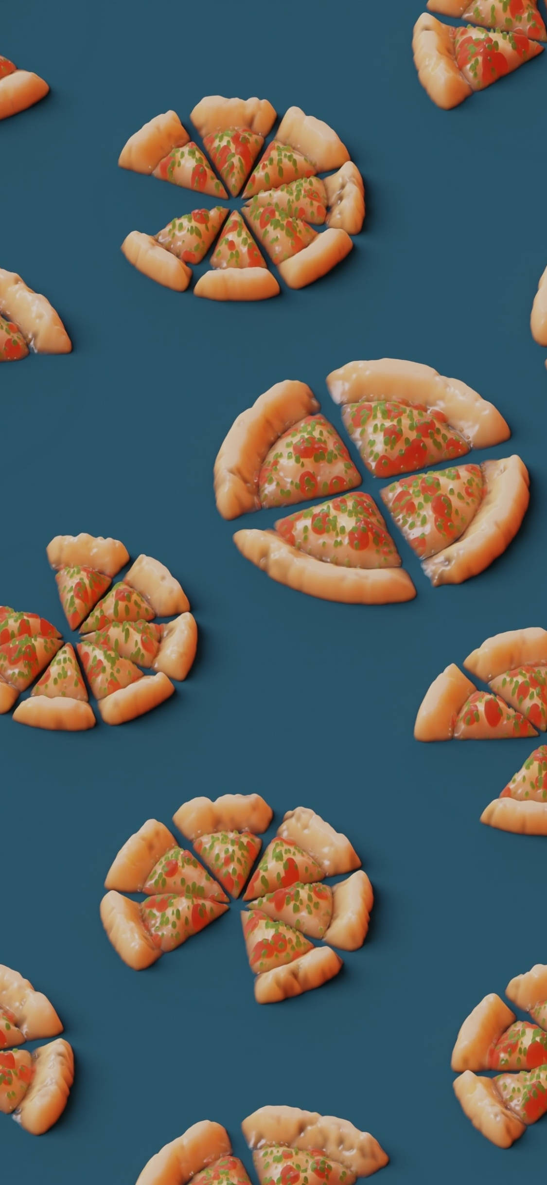 Imagine Stock cu Pizza pentru Xiaomi Redmi Note 9 Fundal