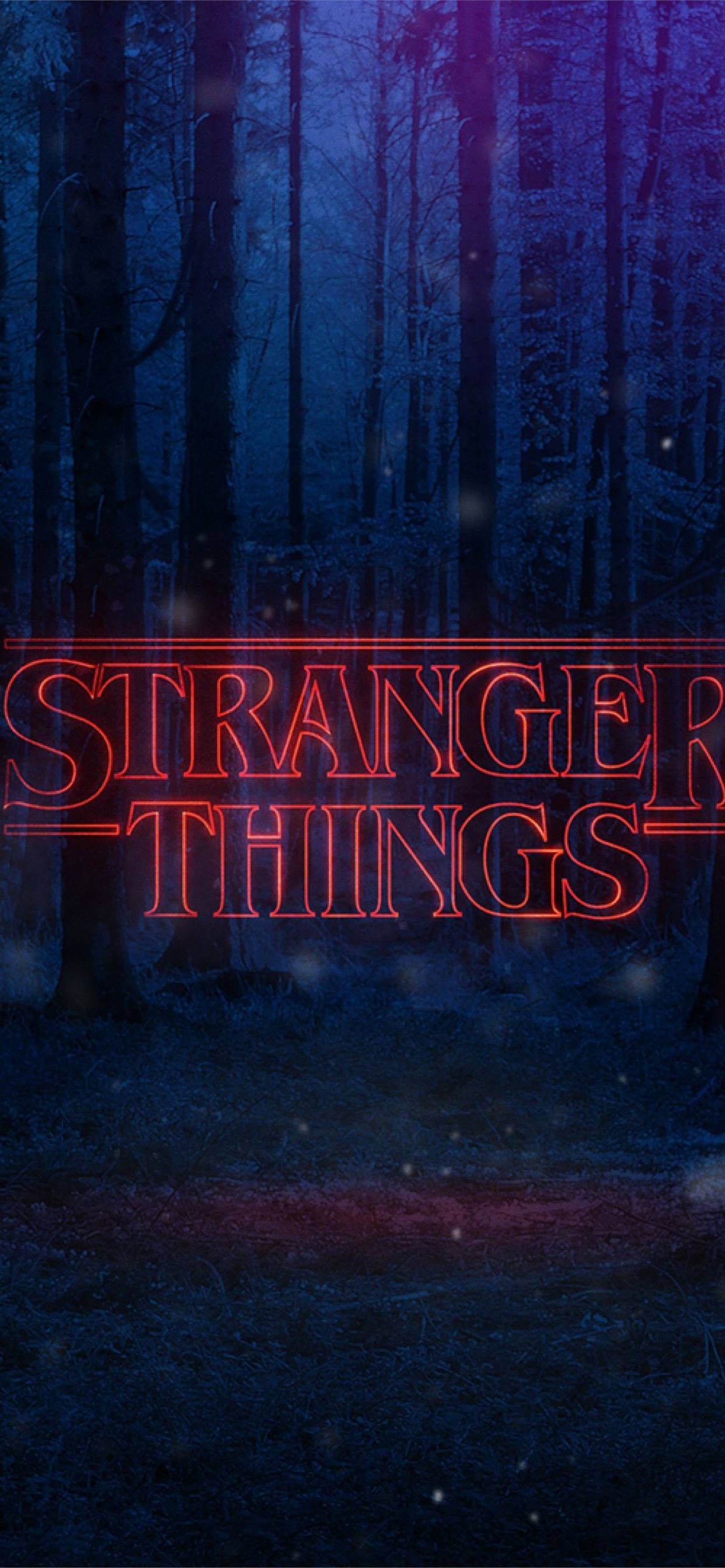 Imagine Vedere estetică a Pădurii Stranger Things Fundal