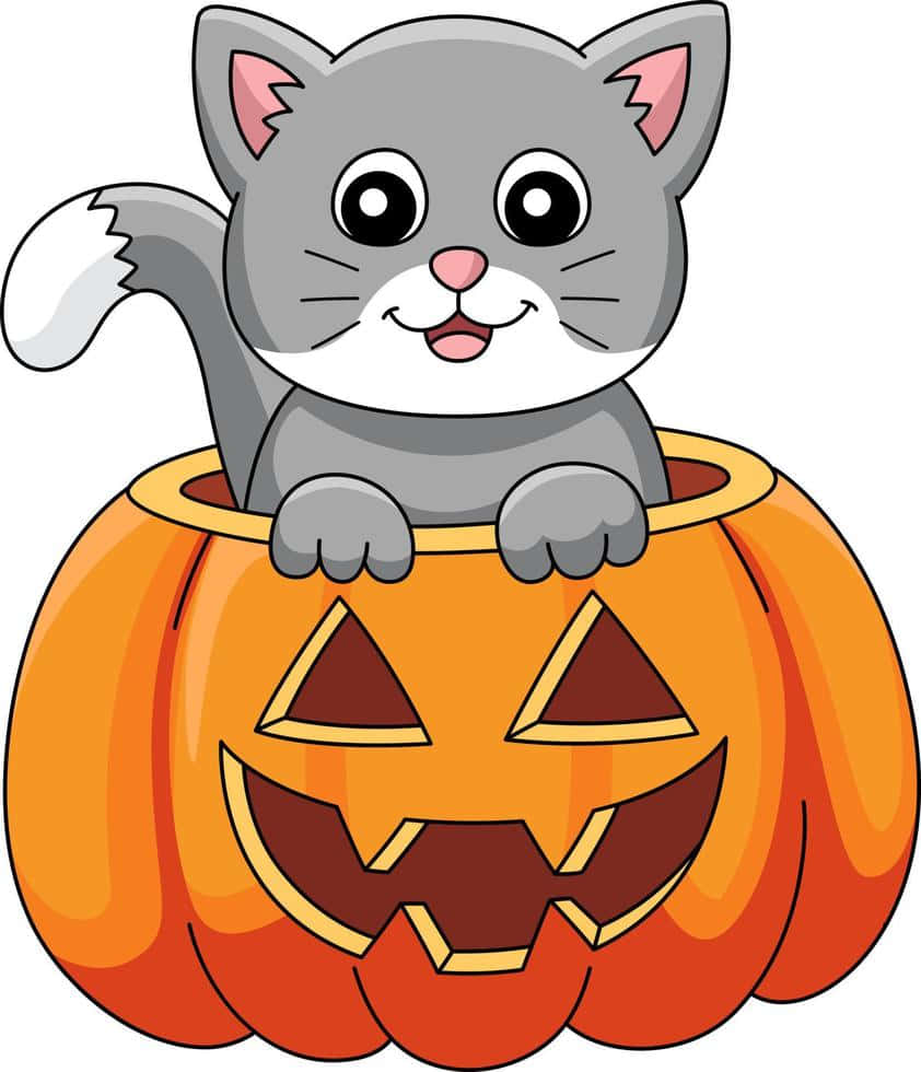 „Imaginea perfectă de Halloween în stil cartoon” Fundal