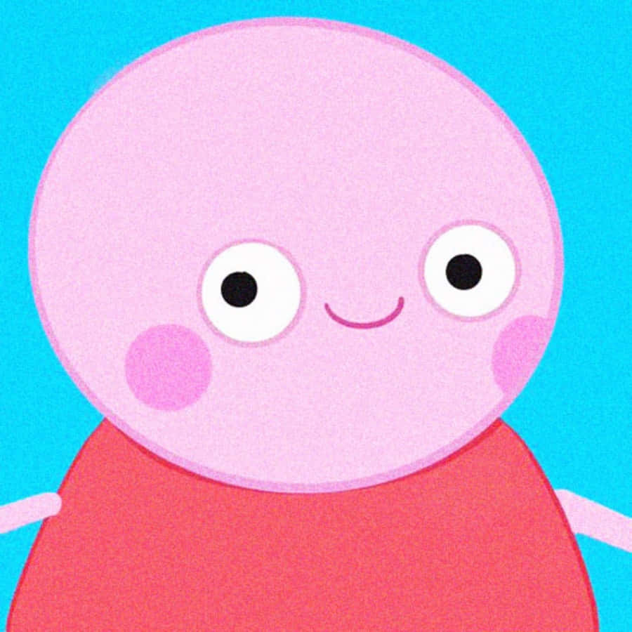 Imagini amuzante cu Peppa Pig fără urechi și drăguță Fundal