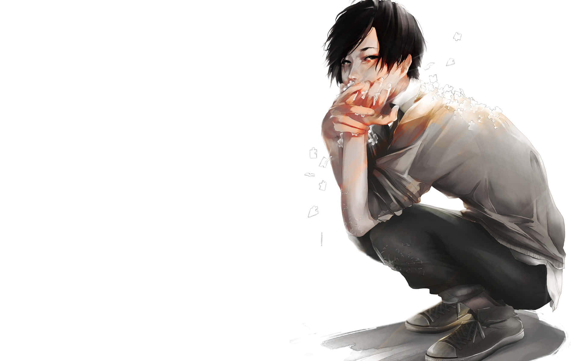 Imagini anime triste Fundal