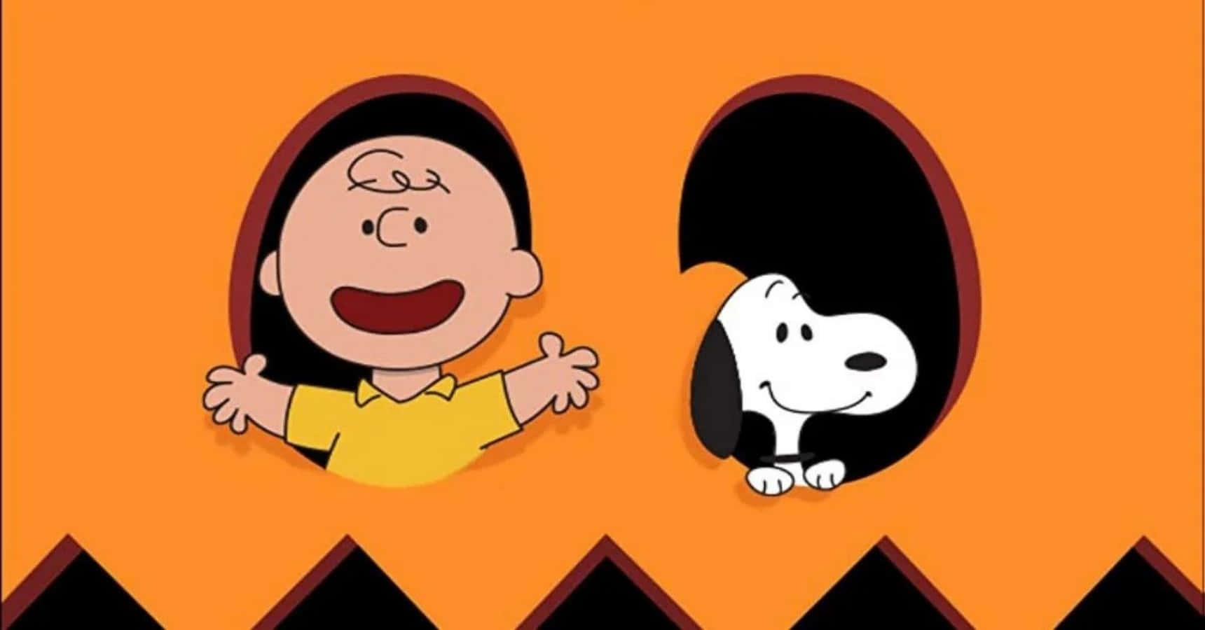 Imagini Charlie Brown de Halloween Fundal