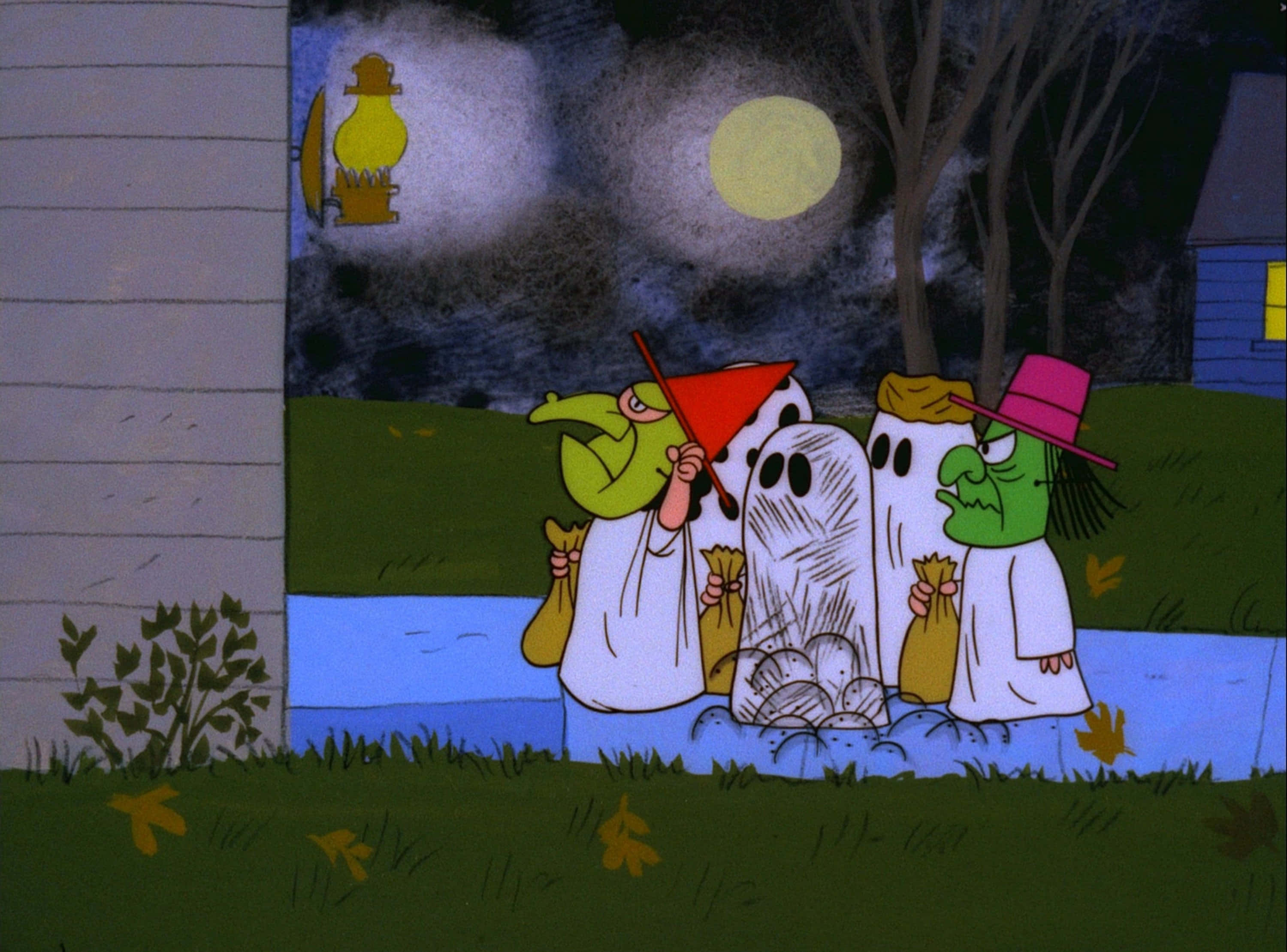 Imagini Charlie Brown de Halloween Fundal