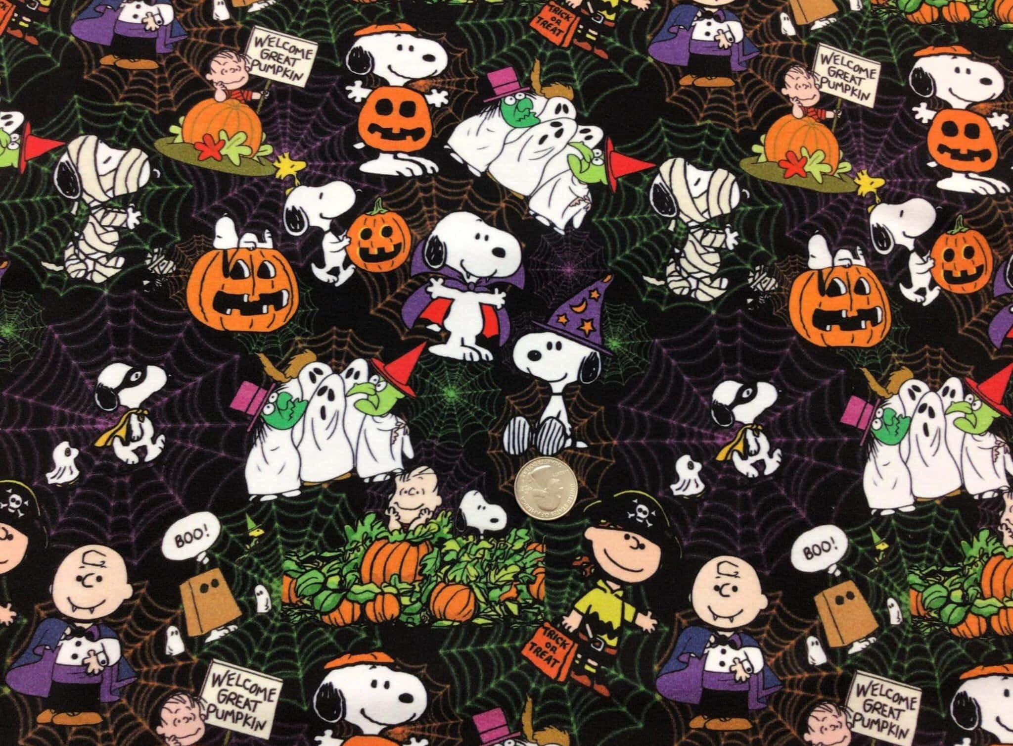 Imagini Charlie Brown de Halloween Fundal