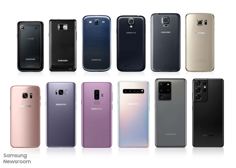 Imagini cu modele de telefoane Samsung Galaxy S Series Fundal