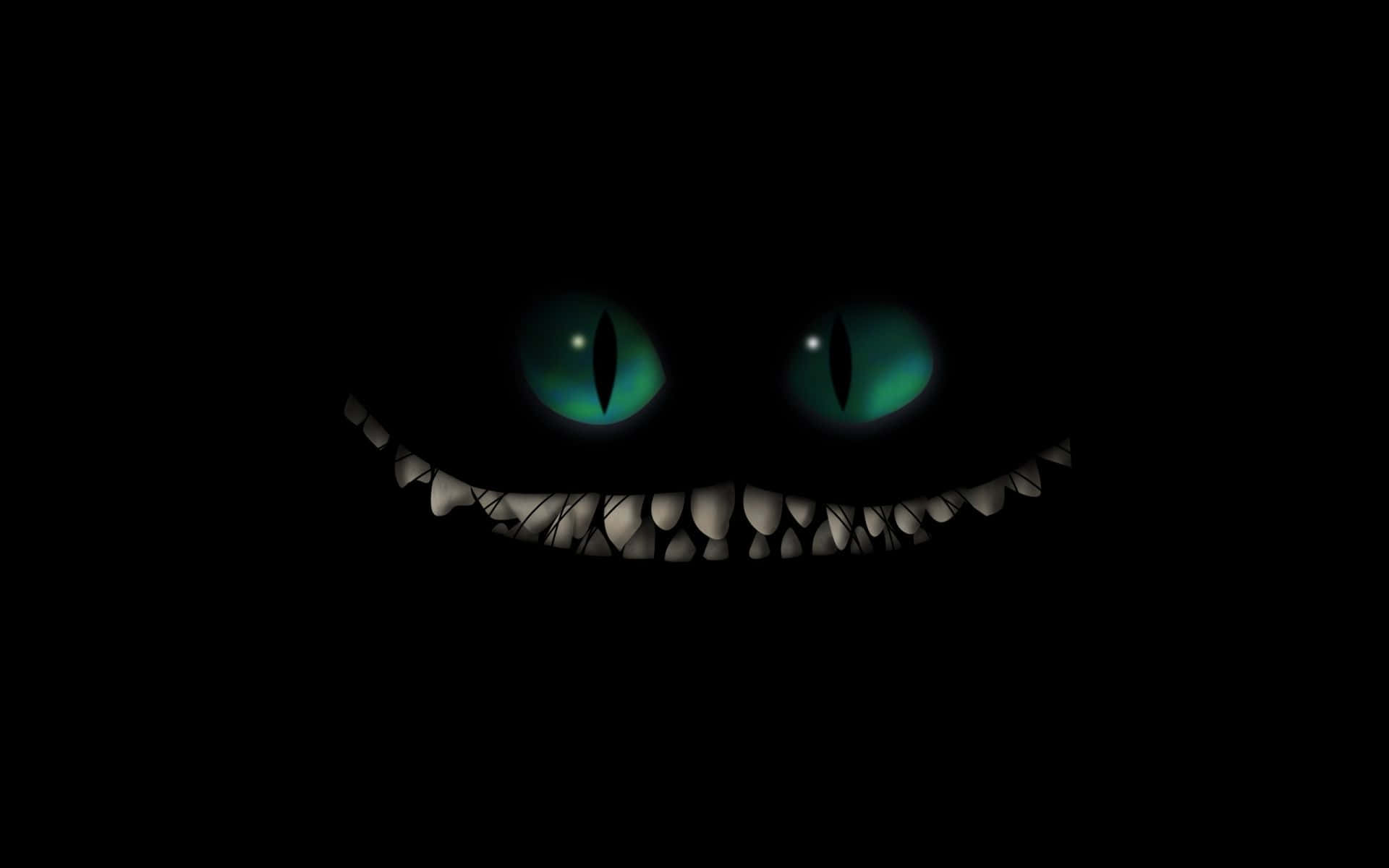 Imagini înfricoșătoare cu Monstrul Pisica Cheshire Fundal